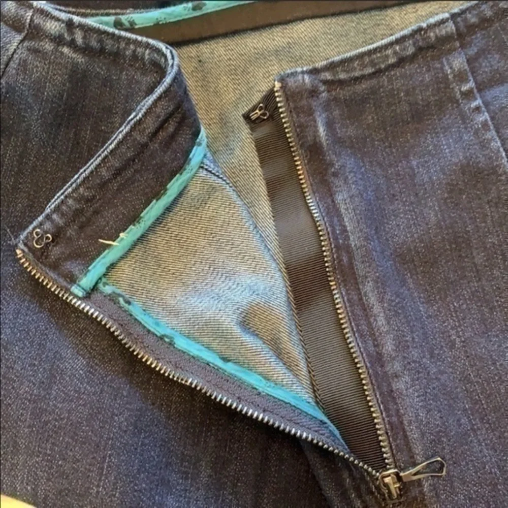 Anthropologie Leifsdottir denim tulip skirt